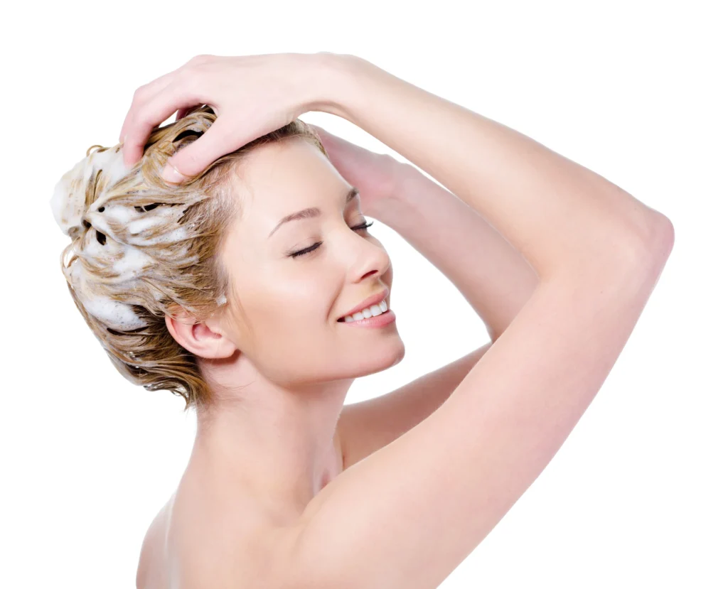 Lavando el cabello